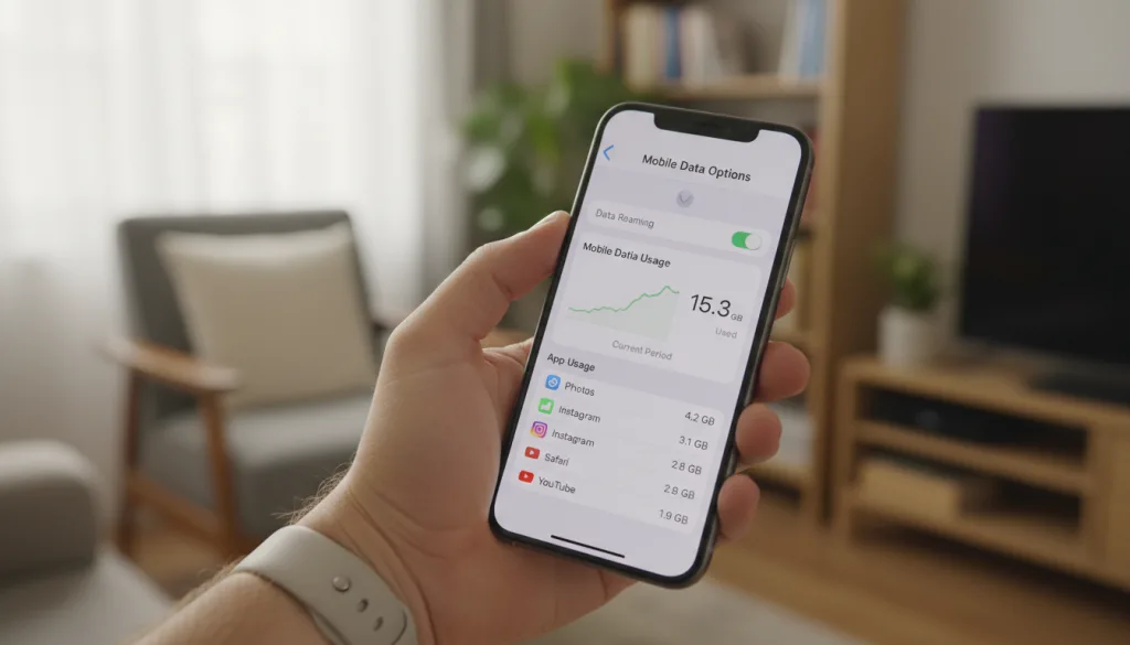 découvrez comment vérifier facilement votre consommation de données mobiles sur iphone pour mieux gérer votre forfait et éviter les dépassements.